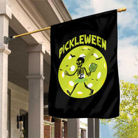 Funny Halloween Pickleball Lovers Garden Flag Pickleween - Wonder Print Shop