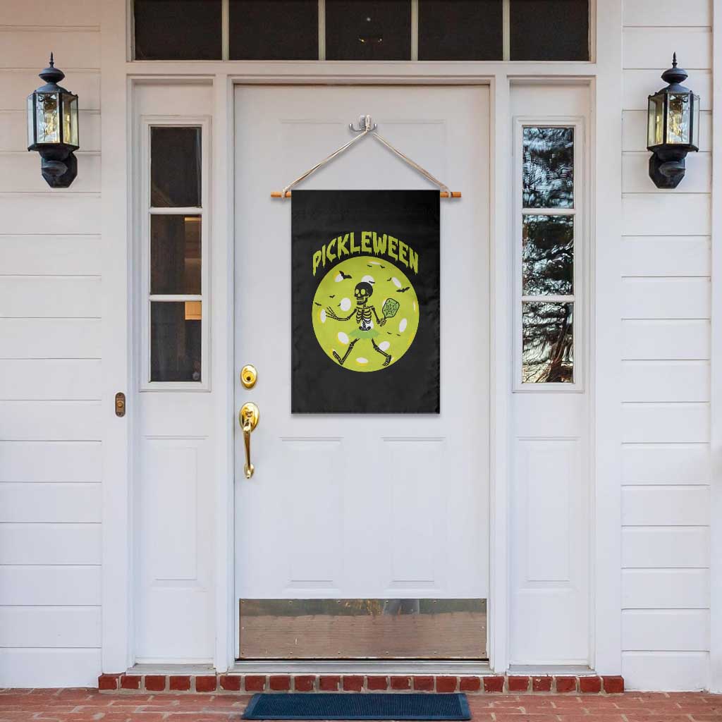 Funny Halloween Pickleball Lovers Garden Flag Pickleween - Wonder Print Shop