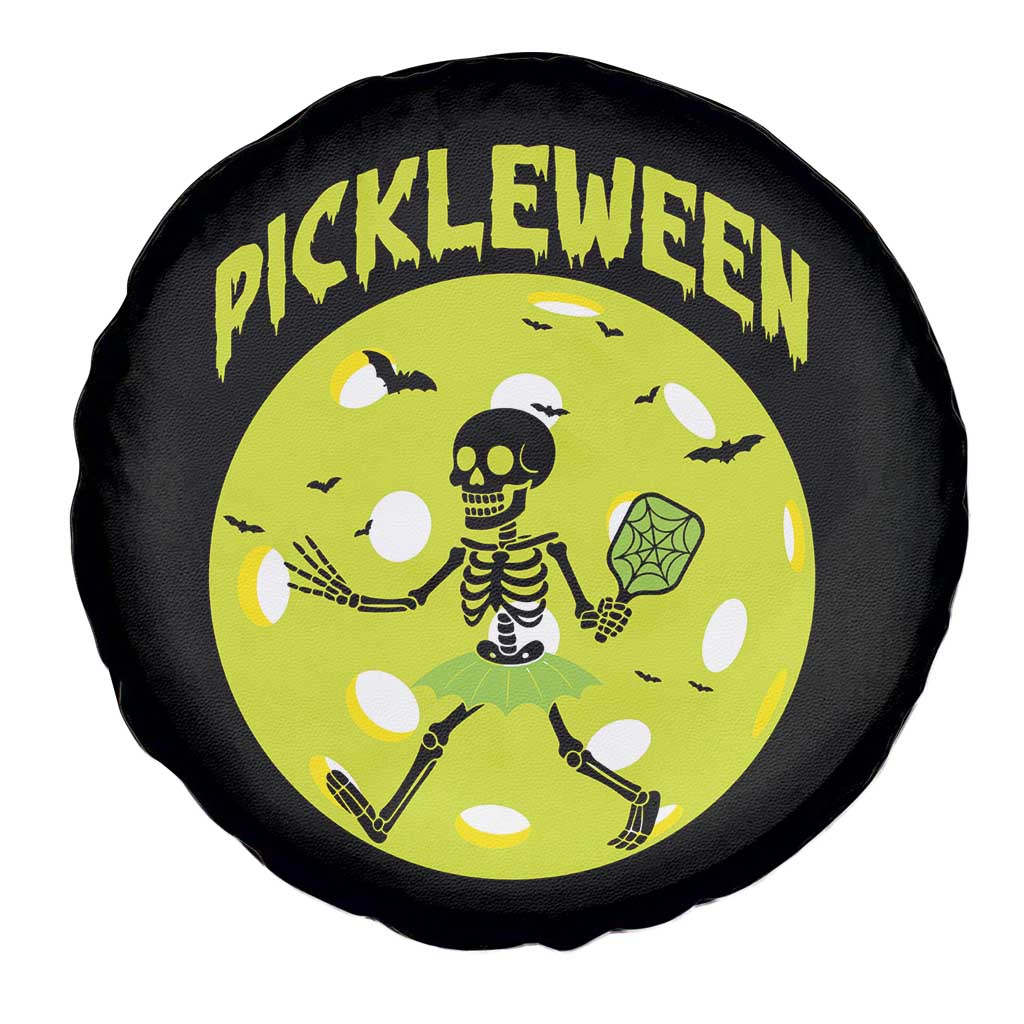 Funny Halloween Pickleball Lovers Spare Tire Cover Pickleween - Wonder Print Shop