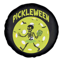 Funny Halloween Pickleball Lovers Spare Tire Cover Pickleween - Wonder Print Shop