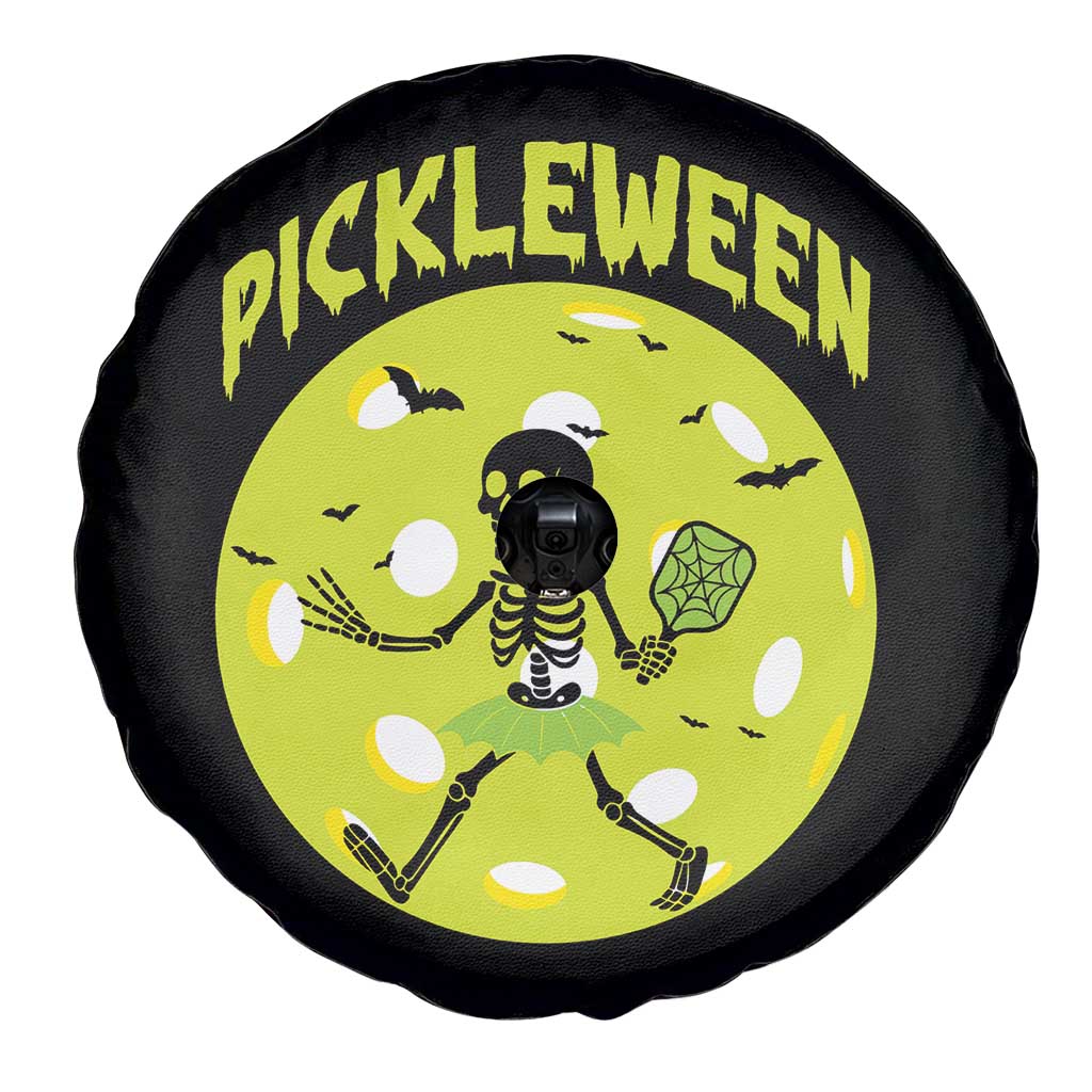 Funny Halloween Pickleball Lovers Spare Tire Cover Pickleween - Wonder Print Shop