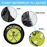 Funny Halloween Pickleball Lovers Spare Tire Cover Pickleween - Wonder Print Shop