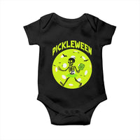 Funny Halloween Pickleball Lovers Baby Onesie Pickleween - Wonder Print Shop