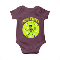 Funny Halloween Pickleball Lovers Baby Onesie Pickleween - Wonder Print Shop