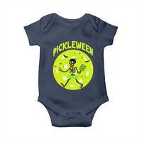 Funny Halloween Pickleball Lovers Baby Onesie Pickleween - Wonder Print Shop
