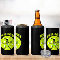 Funny Halloween Pickleball Lovers 4 in 1 Can Cooler Tumbler Pickleween