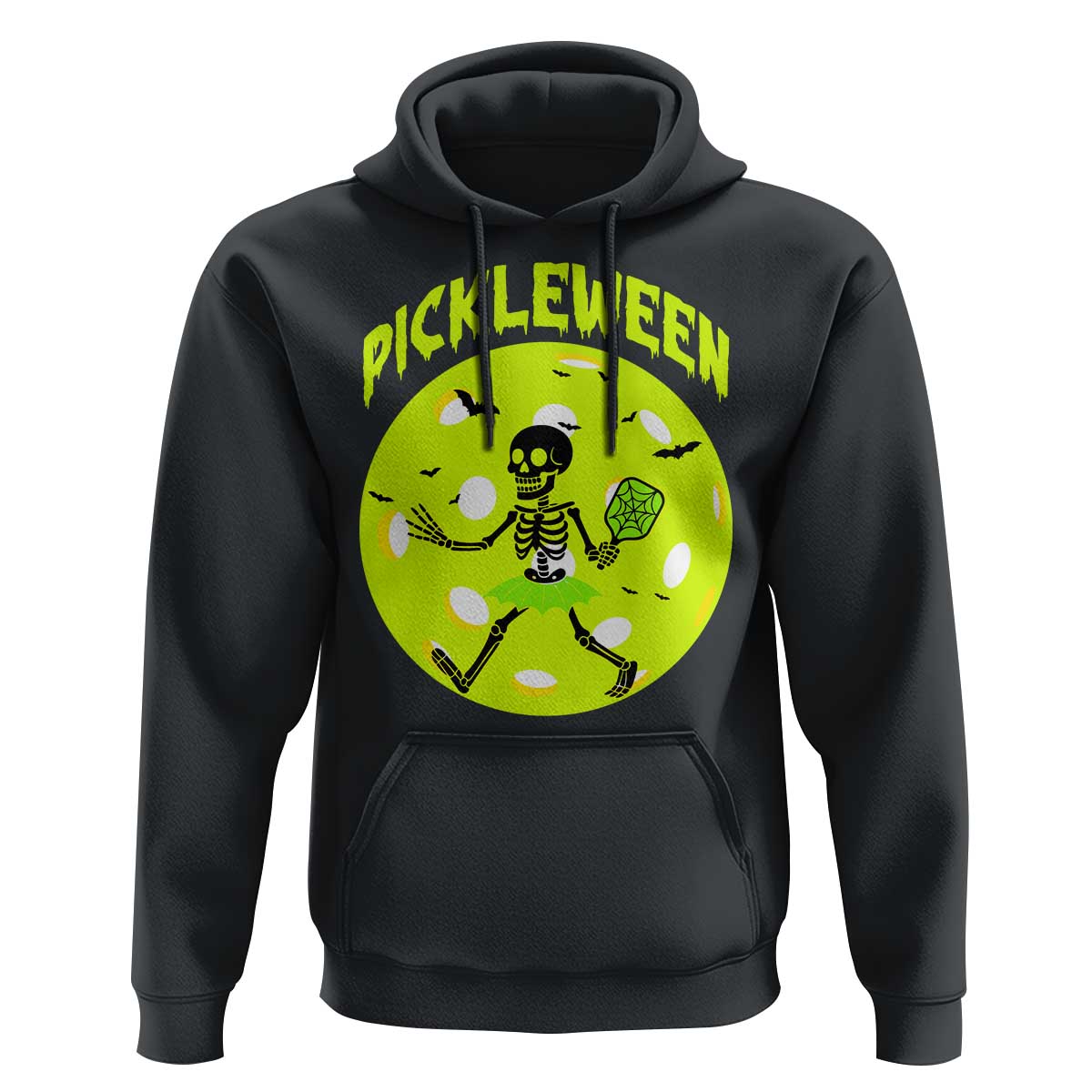 Funny Halloween Pickleball Lovers Hoodie Pickleween - Wonder Print Shop