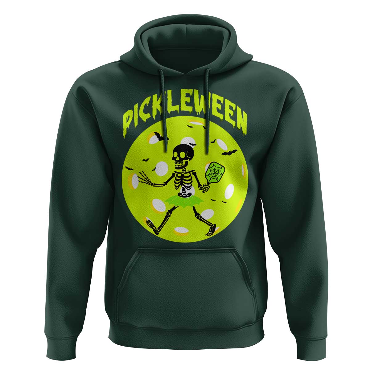 Funny Halloween Pickleball Lovers Hoodie Pickleween - Wonder Print Shop