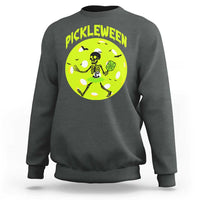 Funny Halloween Pickleball Lovers Sweatshirt Pickleween - Wonder Print Shop