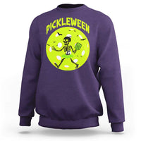 Funny Halloween Pickleball Lovers Sweatshirt Pickleween - Wonder Print Shop