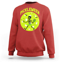 Funny Halloween Pickleball Lovers Sweatshirt Pickleween - Wonder Print Shop