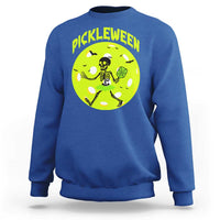 Funny Halloween Pickleball Lovers Sweatshirt Pickleween - Wonder Print Shop