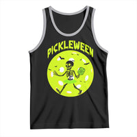 Funny Halloween Pickleball Lovers Tank Top Pickleween - Wonder Print Shop