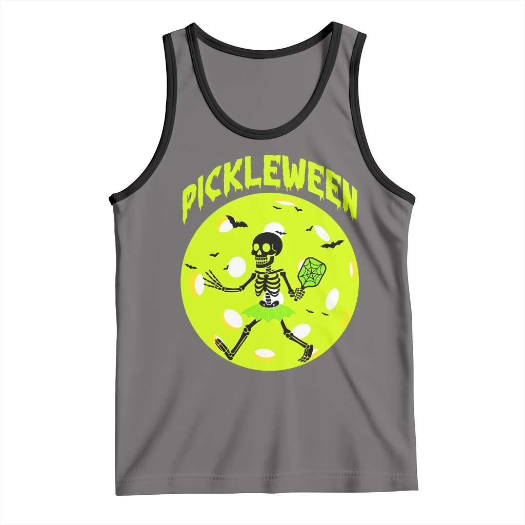 Funny Halloween Pickleball Lovers Tank Top Pickleween - Wonder Print Shop
