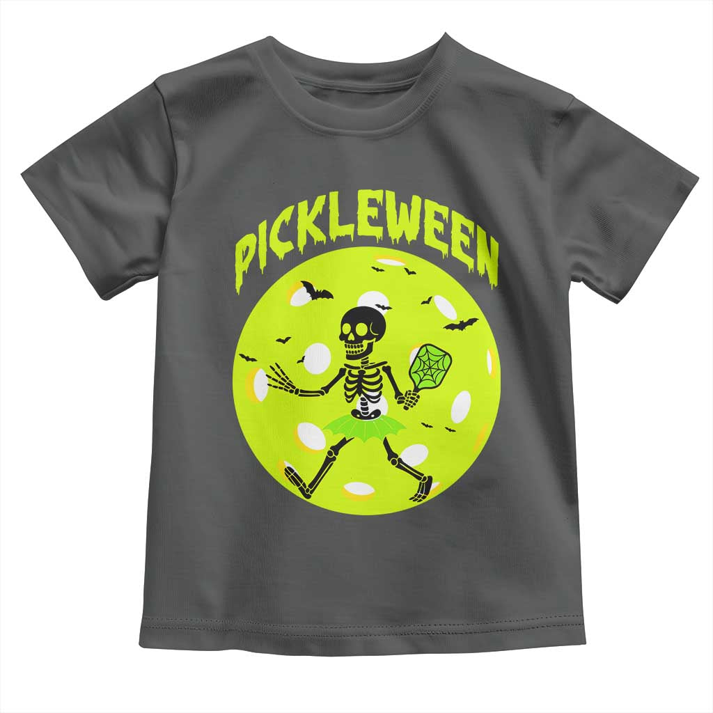 Funny Halloween Pickleball Lovers Toddler T Shirt Pickleween - Wonder Print Shop