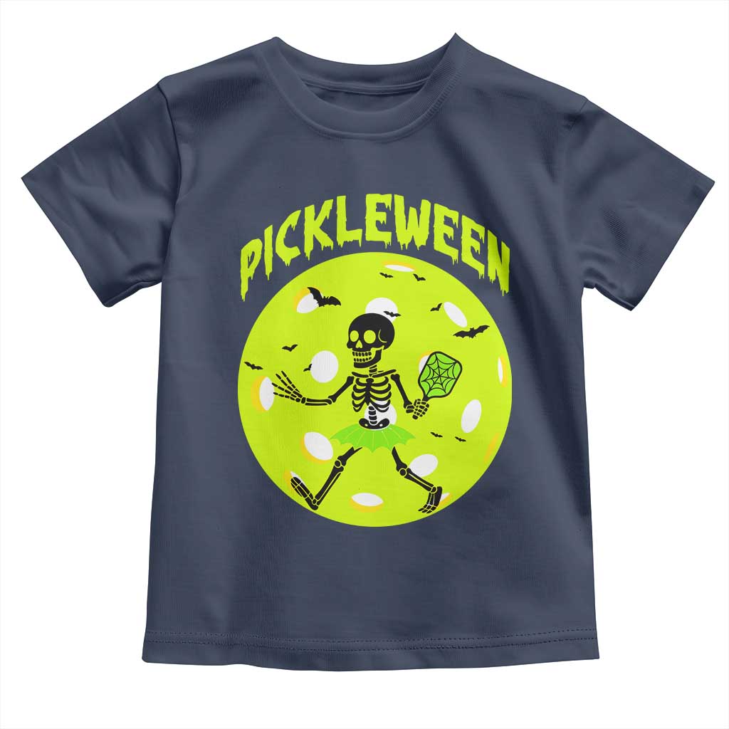 Funny Halloween Pickleball Lovers Toddler T Shirt Pickleween - Wonder Print Shop
