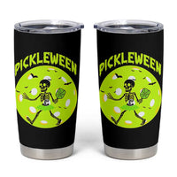 Funny Halloween Pickleball Lovers Tumbler Cup Pickleween