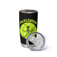 Funny Halloween Pickleball Lovers Tumbler Cup Pickleween