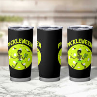 Funny Halloween Pickleball Lovers Tumbler Cup Pickleween