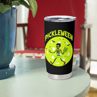 Funny Halloween Pickleball Lovers Tumbler Cup Pickleween
