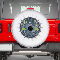 Funny Dancing Skeletons Spare Tire Cover Pickleball Halloween Gift - Wonder Print Shop