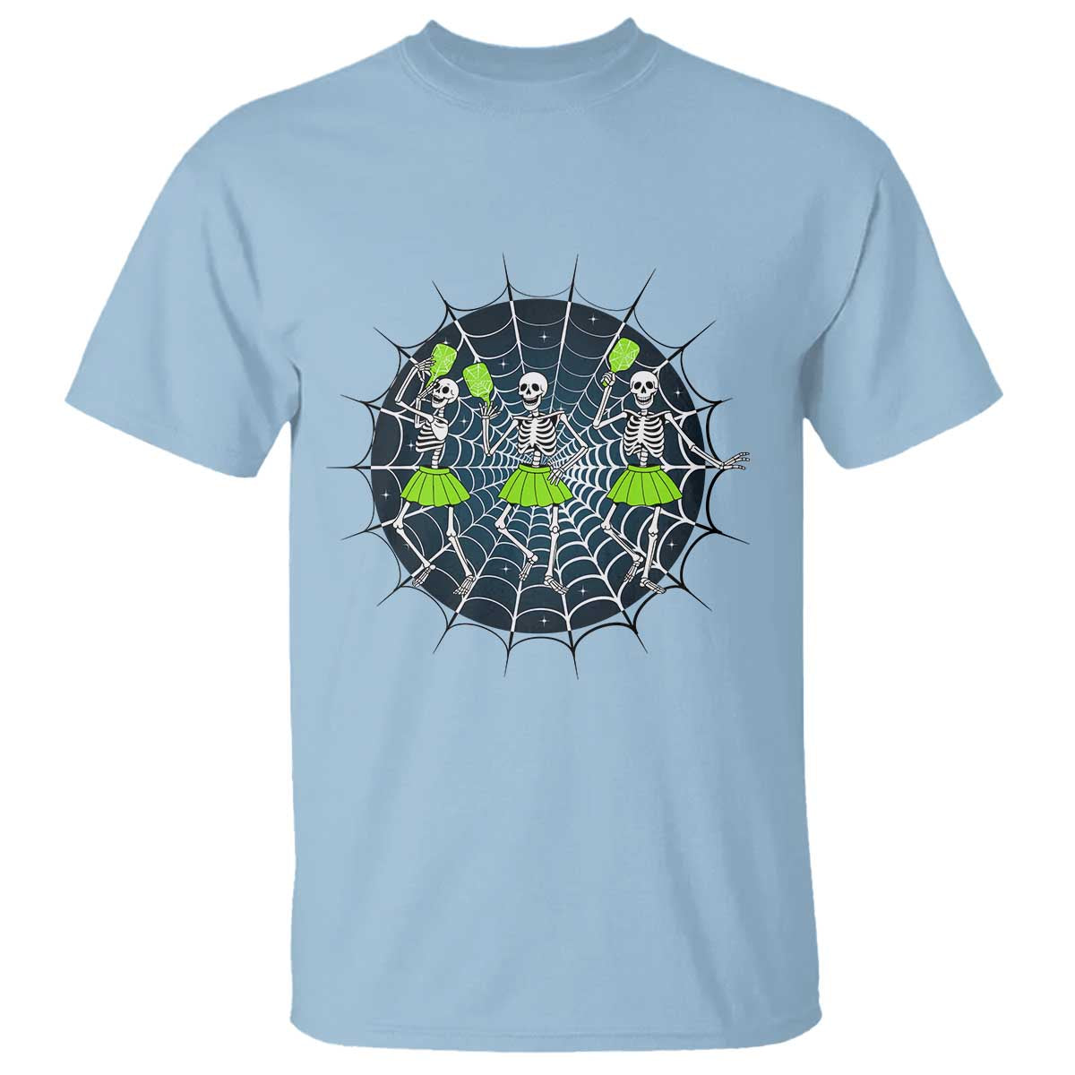 Funny Dancing Skeletons T Shirt Pickleball Halloween Gift - Wonder Print Shop