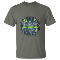 Funny Dancing Skeletons T Shirt Pickleball Halloween Gift - Wonder Print Shop