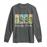 Funny Halloween Pickleball Long Sleeve Shirt Spooky Dinks Gift For Players - Wonder Print Shop