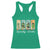 Funny Halloween Pickleball Racerback Tank Top Spooky Dinks Gift For Players - Wonder Print Shop