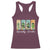 Funny Halloween Pickleball Racerback Tank Top Spooky Dinks Gift For Players - Wonder Print Shop