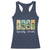 Funny Halloween Pickleball Racerback Tank Top Spooky Dinks Gift For Players - Wonder Print Shop