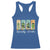 Funny Halloween Pickleball Racerback Tank Top Spooky Dinks Gift For Players - Wonder Print Shop