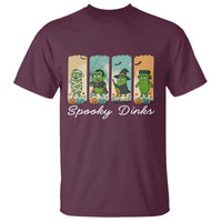 Funny Halloween Pickleball T Shirt Spooky Dinks Gift For Players - Wonder Print Shop