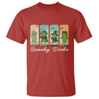Funny Halloween Pickleball T Shirt Spooky Dinks Gift For Players - Wonder Print Shop