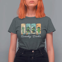 Funny Halloween Pickleball T Shirt For Women Spooky Dinks Gift For Players - Wonder Print Shop