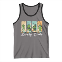 Funny Halloween Pickleball Tank Top Spooky Dinks Gift For Players - Wonder Print Shop