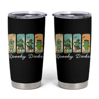 Funny Halloween Pickleball Tumbler Cup Spooky Dinks Gift For Players