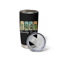 Funny Halloween Pickleball Tumbler Cup Spooky Dinks Gift For Players