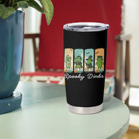 Funny Halloween Pickleball Tumbler Cup Spooky Dinks Gift For Players