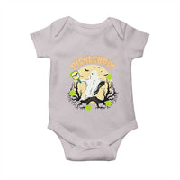 Funny Halloween Pickleball Baby Onesie Pickleboo Ghost Costume - Wonder Print Shop