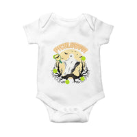 Funny Halloween Pickleball Baby Onesie Pickleboo Ghost Costume - Wonder Print Shop