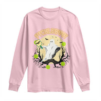 Funny Halloween Pickleball Long Sleeve Shirt Pickleboo Ghost Costume - Wonder Print Shop