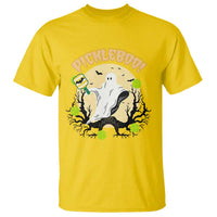 Funny Halloween Pickleball T Shirt Pickleboo Ghost Costume - Wonder Print Shop