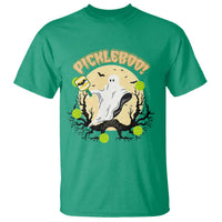 Funny Halloween Pickleball T Shirt Pickleboo Ghost Costume - Wonder Print Shop