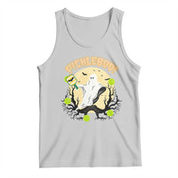 Funny Halloween Pickleball Tank Top Pickleboo Ghost Costume - Wonder Print Shop
