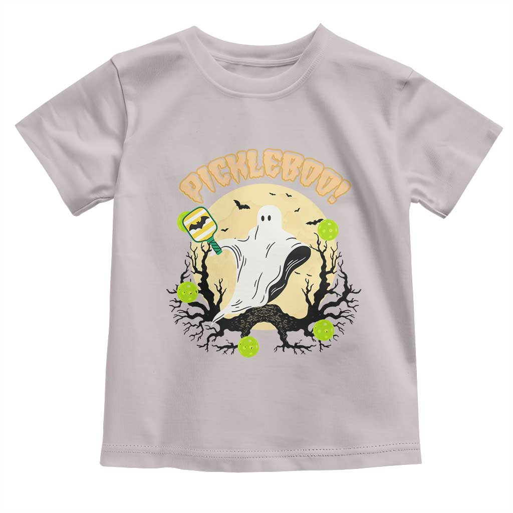 Funny Halloween Pickleball Toddler T Shirt Pickleboo Ghost Costume - Wonder Print Shop