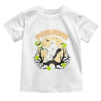 Funny Halloween Pickleball Toddler T Shirt Pickleboo Ghost Costume - Wonder Print Shop