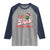 Funny Pickleball Christmas Raglan Shirt Eat Dink And Be Merry - Wonder Print Shop