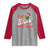 Funny Pickleball Christmas Raglan Shirt Eat Dink And Be Merry - Wonder Print Shop