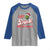 Funny Pickleball Christmas Raglan Shirt Eat Dink And Be Merry - Wonder Print Shop